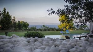 Castle on the edge of the sea Halkidiki Greece