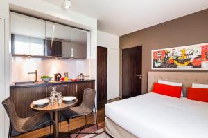 Appart'hotels Adagio Grenoble Centre : photos des chambres