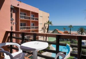 Double or Twin Room with Frontal Sea View room in Hotel MS Tropicana