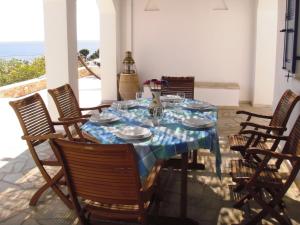 Villa with extraordinary view near the sea Syros Greece