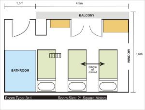 Economy Quadruple Room