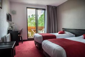 Hotels Logis Murtel : Chambre Lits Jumeaux Supérieure avec Balcon