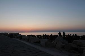 Spacious balcony apartment Piran