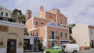 The house in the port Kea Greece