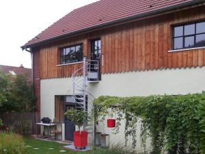 Wooden style holiday home in Saint-Quirin with terrace offering scenic views