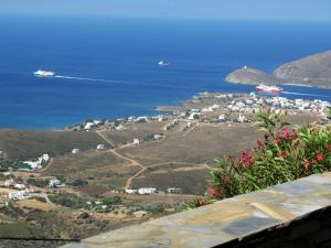 Villa Rallou,breathtaking view Andros Greece