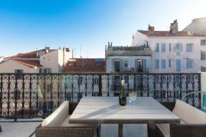 Appartements Cocooning 3 pieces duplex 3 etoiles calme centre ville a 5mn plages et Palais : photos des chambres