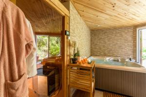 Maisons de vacances SAUNA - JACUZZI - 100% PRIVE - L'ESTANTADA : photos des chambres