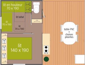 Campings Camping Chantecler : photos des chambres