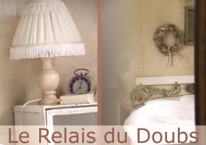 B&B / Chambres d'hotes Le Relais du Doubs en Bourgogne : Chambre Double - Vue sur Jardin