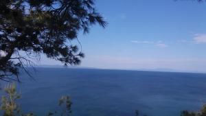 Castle on the edge of the sea Halkidiki Greece