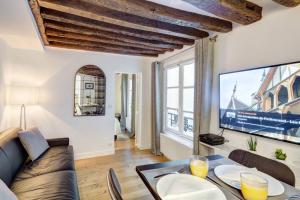 Appartements Quiet, Cozy, Design Apartment in Paris : photos des chambres