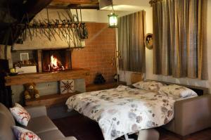 "Zur alten Schmiede", 70m2 Studio mit Kaminfeuer und Sauna