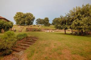 B&B / Chambres d'hotes Abbaye du Palais : Chambre Double - Vue sur Jardin