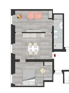 Appartamento con 1 Camera da Letto