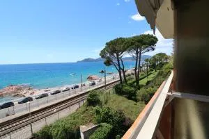 Studio with beautiful sea view and direct beach access - 戛纳拉博卡