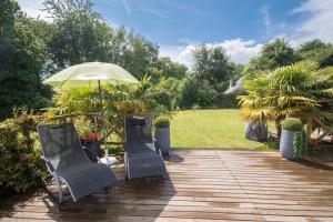 Maisons de vacances L'Ecrin de Bois et son spa : photos des chambres