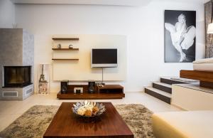 Above the historical roofs