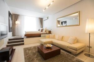 Above the historical roofs