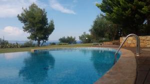 Castle on the edge of the sea Halkidiki Greece