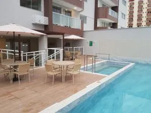 Apartamento tipo Flat para temporada em Caldas Novas com cozinha - 热河市
