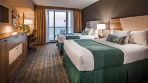 Double Room with Two Double Beds - Ocean Front  room in Best Western Plus Atlantic Beach Resort