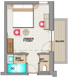 Double Room room in Hotel Alpenland