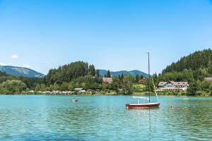 Vieno aukšto namas Relax Camping Seewirt Karintijos Feldkirchenas Austrija