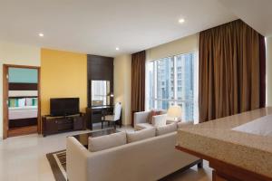 1 King Bedroom Apartment, City View, Smoking room in Ramada Downtown Dubai