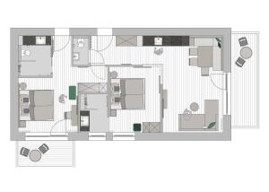 Two-Bedroom Apartment room in Aparthotel Ursprung