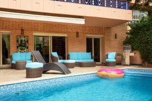 The Sapphire Apartment with Private Swimming Pool & Hot Tub - Hivernage Quarter - By Goldex Marrakech