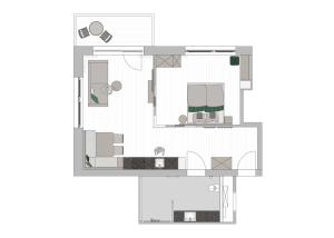 One-Bedroom Apartment room in Aparthotel Ursprung