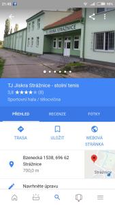 Ubytovani, (apartman) - sportovni hala TJ