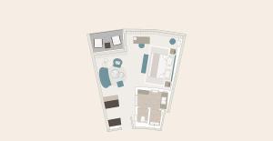 Premier Double Room with Balcony room in The Fontenay