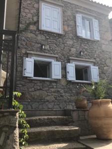 Stone Houses Limnos Greece