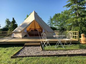 Bungalo Bell Tent - Upper View Dingestow Lielbritānija