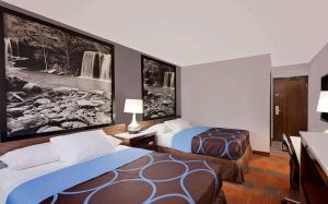 Double Room with Two Double Beds - Non-Smoking room in Super 8 by Wyndham Fayetteville