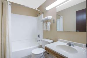 Deluxe Double Room with Two Double Beds - Non-Smoking room in Super 8 by Wyndham Christiansburg/Blacksburg Area