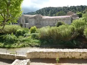 Maison de caractère face à l abbaye de lagrasse - 圣皮尔蒂斯查