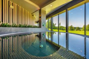 Classic Twin Room with Aqua Pool Access  room in Vilnius Grand Resort