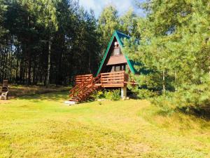 Ferienhaus Domek Przy Lesie Szafarnia Polen