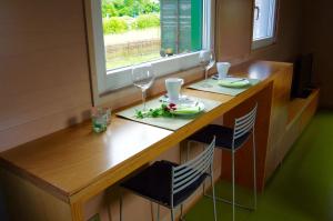 Urlaubsbahnhof-Schlafwagen