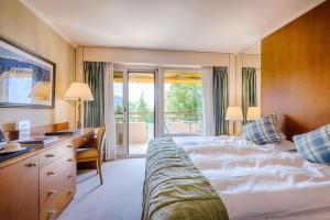Standard Double Room with Balcony - Park and Lake Side room in Royal Plaza Montreux & Spa