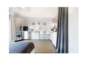 Appartements Studio Diane Cugnaux Toulouse St Simon proche Thales, Airbus & Basso Cambo : photos des chambres