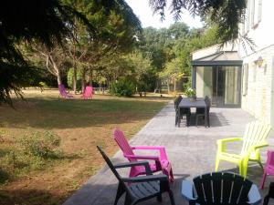 Maisons de vacances Grande maison au calme, piscine, parc arbore : photos des chambres