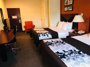 Double Room with Two Double Beds - Non-Smoking room in Sleep Inn & Suites Oklahoma City Northwest