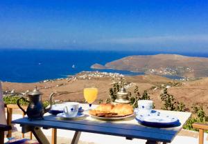 Villa Rallou,breathtaking view Andros Greece