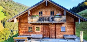 Ferienhaus Selbstversorgerhütte Nösslau Alm Dienten am Hochkönig Österreich