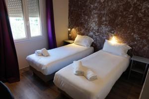 Hotels Le Bistrot D'orange : Chambre Lits Jumeaux