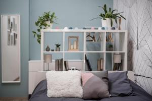 Sunlit forest in the centre